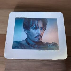 Johnny Depp 500 Piece Puzzle New Sealed 2007 With Collectors Tin Box